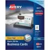 Avery® Business Cards For Inkjet Printers Avery® Clean Edge® Printable Business Card, 2'' X 3.5'', White, 400/Box (08877) 1 Avery® Business Cards For Inkjet Printers Avery® Clean Edge® Printable Business Card, 2'' X 3.5'', White, 400/Box (08877) -Avery shop s1063271 s7