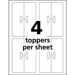Labels Avery Printable Bag Toppers With Bags, 1-3/4" X 5", Pack Of 40 (22801) 8 Labels Avery Printable Bag Toppers With Bags, 1-3/4" X 5", Pack Of 40 (22801) -Avery shop s1063985 s7