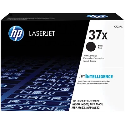 HP 37X Black High Yield Toner Cartridge (CF237X), Print Up To 25000 Pages 3 HP 37X Black High Yield Toner Cartridge (CF237X), Print Up To 25000 Pages