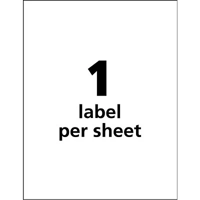 Avery UltraDuty GHS Chemical Labels For Pigment-Based Inkjet Printers, Waterproof, UV Resistant, 8-1/2" X 11", Box Of 50 (60521) - Image 2