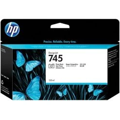 HP 745 Photo Black Standard Yield DesignJet Ink Cartridge (F9J98A)