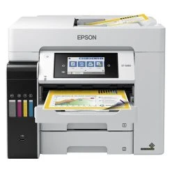 Printers Epson EcoTank® Pro ET-5880 Wireless All-in-One Cartridge-Free SuperTank Office Printer With PCL/Postscript Support