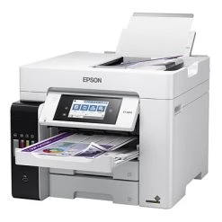 Printers Epson EcoTank Pro ET-5850 Wireless Color Inkjet All-in-One Printer (C11CJ29201) With 2 Year Unlimited Ink -Avery shop s1179170 s7