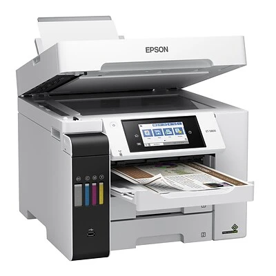 Printers Epson EcoTank® Pro ET-5800 Wireless All-in-One Cartridge-Free SuperTank Office Printer, Prints Up To 8.5" X 14" 7 Printers Epson EcoTank® Pro ET-5800 Wireless All-in-One Cartridge-Free SuperTank Office Printer, Prints Up To 8.5" X 14" - Image 5