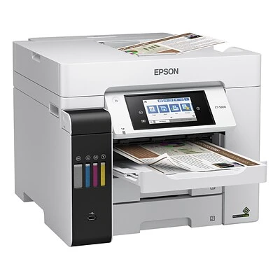 Printers Epson EcoTank® Pro ET-5800 Wireless All-in-One Cartridge-Free SuperTank Office Printer, Prints Up To 8.5" X 14" 6 Printers Epson EcoTank® Pro ET-5800 Wireless All-in-One Cartridge-Free SuperTank Office Printer, Prints Up To 8.5" X 14" - Image 4
