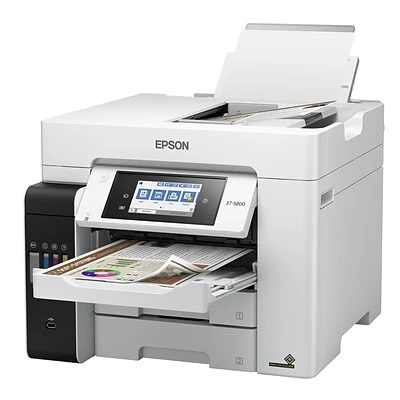 Printers Epson EcoTank® Pro ET-5800 Wireless All-in-One Cartridge-Free SuperTank Office Printer, Prints Up To 8.5" X 14" 5 Printers Epson EcoTank® Pro ET-5800 Wireless All-in-One Cartridge-Free SuperTank Office Printer, Prints Up To 8.5" X 14" - Image 3