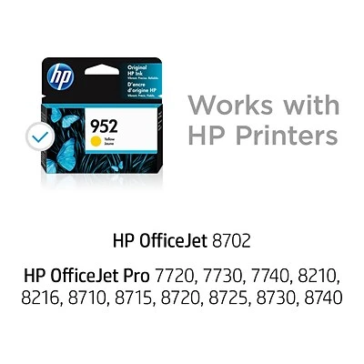 HP 952 Yellow Standard Yield Ink Cartridge (L0S55AN#140) HP 952 Yellow Standard Yield Ink Cartridge (L0S55AN#140) -Avery shop s1196136 s7