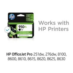 HP 950XL Black High Yield Ink Cartridge (CN045AN#140) -Avery shop s1196261 s7