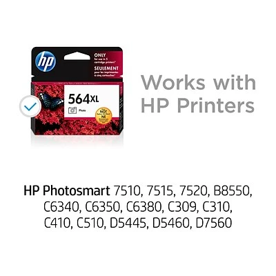 HP 564XL Photo Ink High Yield Ink Cartridge (CB322WN#140) HP 564XL Photo Ink High Yield Ink Cartridge (CB322WN#140) -Avery shop s1196281 s7