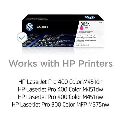 HP 305A Magenta Standard Yield Toner Cartridge (CE413A) HP 305A Magenta Standard Yield Toner Cartridge (CE413A) -Avery shop s1200367 s7