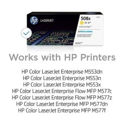 HP 508X Yellow High Yield Toner Cartridge (CF362X) 3 HP 508X Yellow High Yield Toner Cartridge (CF362X) -Avery shop s1200387 s7