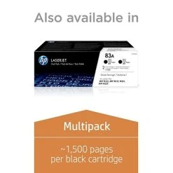 HP 83A Black Standard Yield Toner Cartridge (308826) -Avery shop s1204854 s7