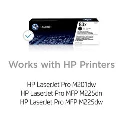 HP 83X Black High Yield Toner Cartridge (CF283X) 3 HP 83X Black High Yield Toner Cartridge (CF283X) -Avery shop s1204858 s7