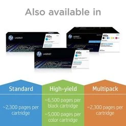 HP 410A Black Standard Yield Toner Cartridge 4 HP 410A Black Standard Yield Toner Cartridge -Avery shop s1204910 s7