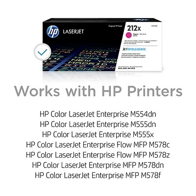 HP 212X Magenta High Yield Toner Cartridge (W2123X) HP 212X Magenta High Yield Toner Cartridge (W2123X) -Avery shop s1204926 s7