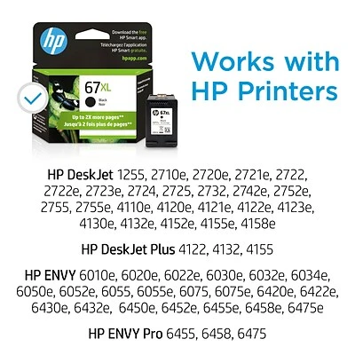 HP 67XL Black High Yield Ink Cartridge (3YM57AN#140) HP 67XL Black High Yield Ink Cartridge (3YM57AN#140) -Avery shop s1206972 s7