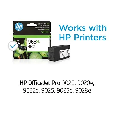 HP 966XL Black High Yield Ink Cartridge (3JA04AN#140) HP 966XL Black High Yield Ink Cartridge (3JA04AN#140) -Avery shop s1208115 s7
