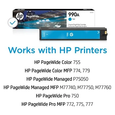 HP 990A Cyan Standard Yield Ink Cartridge (M0J73AN) HP 990A Cyan Standard Yield Ink Cartridge (M0J73AN) -Avery shop s1208147 s7