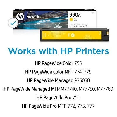 HP 990A Yellow Standard Yield Ink Cartridge (M0J81AN) HP 990A Yellow Standard Yield Ink Cartridge (M0J81AN) -Avery shop s1208148 s7