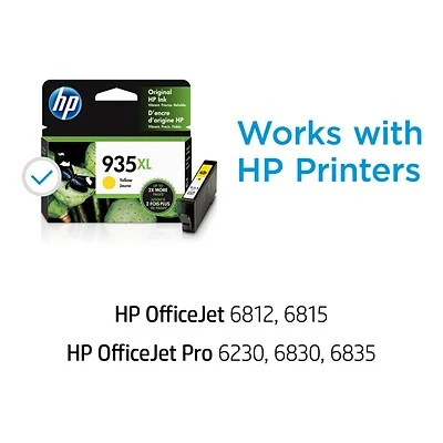 HP 935XL Yellow High Yield Ink Cartridge (C2P26AN#140) HP 935XL Yellow High Yield Ink Cartridge (C2P26AN#140) -Avery shop s1228056 s7