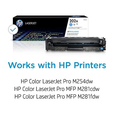 HP 202A Cyan Standard Yield Toner Cartridge (CF501A) HP 202A Cyan Standard Yield Toner Cartridge (CF501A) -Avery shop s1228093 s7