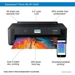 Printers Epson Expression Photo HD XP-15000 Wireless Wide-format Printer (C11CG43201) 4 Printers Epson Expression Photo HD XP-15000 Wireless Wide-format Printer (C11CG43201) -Avery shop sp113036231 s7