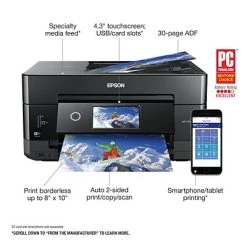 Printers Epson Expression Premium XP-7100 Wireless Color Inkjet Small-In-One Printer -Avery shop sp113036429 s7