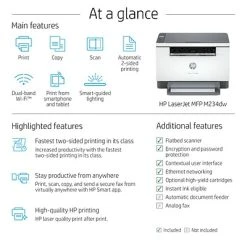 Printers HP LaserJet MFP M234dw Wireless Black & White All-in-One Printer, Instant Ink Ready (6GW99F) 13 Printers HP LaserJet MFP M234dw Wireless Black & White All-in-One Printer, Instant Ink Ready (6GW99F) -Avery shop sp124107595 s7