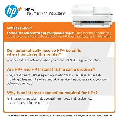 HP ENVY 6455e Wireless Color All-in-One Printer Includes 6 months of FREE Ink with HP+ (223R1A) Printers HP ENVY 6455e Wireless Color All-in-One Printer Includes 6 Months Of FREE Ink With HP+ (223R1A) -Avery shop sp126566192 s7