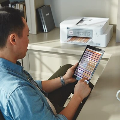 Brother INKvestment Tank MFC-J4335DW Wireless Color All-in-One Inkjet Printer Printers Brother INKvestment Tank MFC-J4335DW Wireless Color All-in-One Inkjet Printer -Avery shop sp132858100 s7