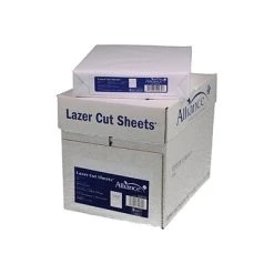 Copy & Printer Paper Alliance 8.5" X 11" Perforated Paper, 20 Lbs., 92 Brightness, 500 Sheets/Ream, 5 Reams/Carton (30070)