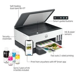 Printers HP Smart Tank 7001 Wireless All-in-One Cartridge-free Ink Tank Inkjet Printer, Up To 2 Years Of Ink Included (28B49A) -Avery shop sp145003989 s7