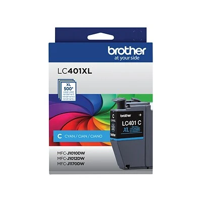 Brother LC401 Cyan High Yield Ink Cartridge (LC401XLCS) Brother LC401 Cyan High Yield Ink Cartridge (LC401XLCS) -Avery shop sp149999407 s7