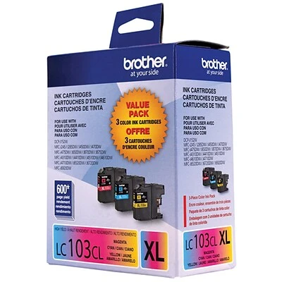 Brother LC1033PKS Cyan/Magenta/Yellow High Yield Ink Cartridge, 3/Pack (LC1033PKS) Brother LC1033PKS Cyan/Magenta/Yellow High Yield Ink Cartridge, 3/Pack (LC1033PKS) -Avery shop sp163288748 s7