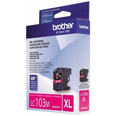 Brother LC103M Magenta High Yield Ink Cartridge (LC103MS) Brother LC103M Magenta High Yield Ink Cartridge (LC103MS) -Avery shop sp163288767 s7