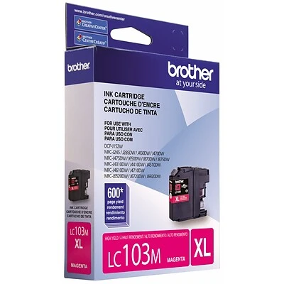 Brother LC103M Magenta High Yield Ink Cartridge (LC103MS) Brother LC103M Magenta High Yield Ink Cartridge (LC103MS) -Avery shop sp163288768 s7