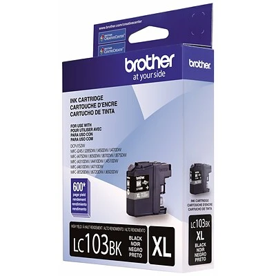 Brother LC103 Black High Yield Ink Cartridge (LC103BKS) Brother LC103 Black High Yield Ink Cartridge (LC103BKS) -Avery shop sp163288785 s7