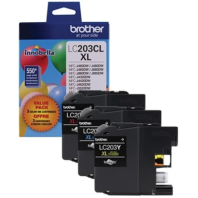 Brother LC2033PKS Cyan/Magenta/Yellow High Yield Ink Cartridge, 3/Pack (LC2033PKS) Brother LC2033PKS Cyan/Magenta/Yellow High Yield Ink Cartridge, 3/Pack (LC2033PKS) -Avery shop sp163288827 s7