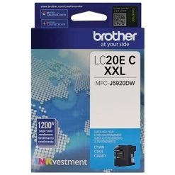 Brother LC20EC Cyan Extra High Yield Ink Cartridge (LC20EC)