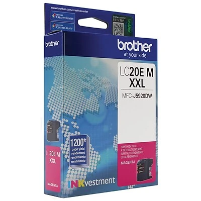 Brother LC20EM Magenta Extra High Yield Ink Cartridge (LC20EM) 8 Brother LC20EM Magenta Extra High Yield Ink Cartridge (LC20EM) - Image 6