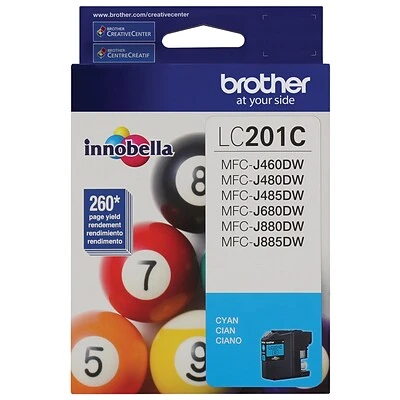 Brother LC201C Cyan Standard Yield Ink Cartridge (LC201C) Brother LC201C Cyan Standard Yield Ink Cartridge (LC201C) -Avery shop sp163288982 s7
