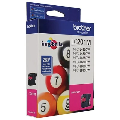 Brother LC201M Magenta Standard Yield Ink Cartridge (LC201M) 8 Brother LC201M Magenta Standard Yield Ink Cartridge (LC201M) - Image 6