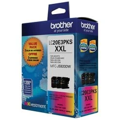Brother LC20E3PKS Cyan/Magenta/Yellow Extra High Yield Ink Cartridge, 3/Pack (LC20E3PKS) 8 Brother LC20E3PKS Cyan/Magenta/Yellow Extra High Yield Ink Cartridge, 3/Pack (LC20E3PKS) -Avery shop sp163289180 s7