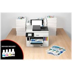 Printers Canon MegaTank MAXIFY GX7021 Wireless Color All-in-One Inkjet Printer (4471C037) -Avery shop sp168452752 s7
