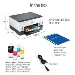 Printers HP Smart Tank 6001 Wireless All-in-One Cartridge-Free Ink Tank Printer, Up To 2 Years Of Ink Included (2H0B9A) 10 Printers HP Smart Tank 6001 Wireless All-in-One Cartridge-Free Ink Tank Printer, Up To 2 Years Of Ink Included (2H0B9A) -Avery shop sp169190915 s7