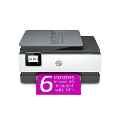 Printers HP OfficeJet Pro 8025e Wireless Color All-in-One Printer Includes 6 Months Of FREE Ink With HP+ (1K7K3A)