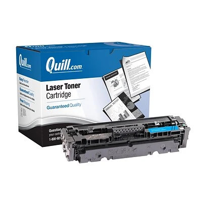Quill Brand® Remanufactured Cyan Standard Yield Toner Cartridge Replacement for HP 414A (W2021A) (Lifetime Warranty) Quill Brand® Remanufactured Cyan Standard Yield Toner Cartridge Replacement For HP 414A (W2021A) (Lifetime Warranty) -Avery shop sp171561431 s7