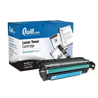 Quill Brand® Remanufactured Cyan Standard Yield Toner Cartridge Replacement For HP 507A (CE401A) (Lifetime Warranty) 3 Quill Brand® Remanufactured Cyan Standard Yield Toner Cartridge Replacement For HP 507A (CE401A) (Lifetime Warranty)