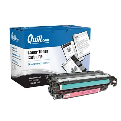 Quill Brand® Remanufactured Magenta Standard Yield Toner Cartridge Replacement For HP 507A (CE403A) (Lifetime Warranty) 3 Quill Brand® Remanufactured Magenta Standard Yield Toner Cartridge Replacement For HP 507A (CE403A) (Lifetime Warranty)