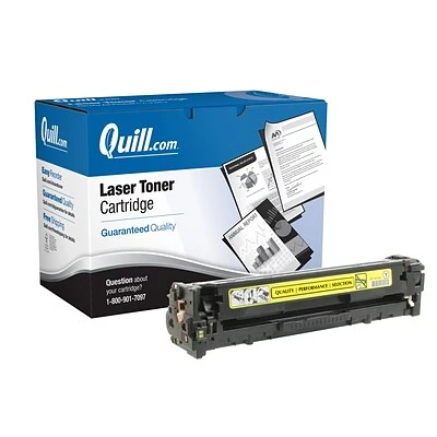 Quill Brand® Remanufactured Yellow Standard Yield Toner Cartridge Replacement for HP 131A (CF212A) (Lifetime Warranty) Quill Brand® Remanufactured Yellow Standard Yield Toner Cartridge Replacement For HP 131A (CF212A) (Lifetime Warranty) -Avery shop sp177317173 s7